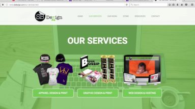 Website Review #1: SB Dezign [T-Shirt Business Website Review]