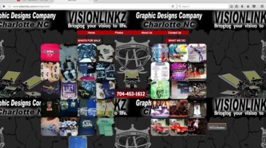 Website Review #2: Vision Links [T-Shirt Business Website Review]