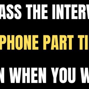 By Pass The Interview |Easy Non Phone Part Time | Login When You Want | Non Phone Work From Home Job