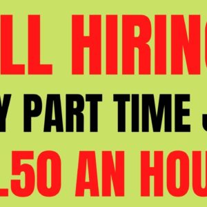 Still Hiring |  Easy Part Time Job | $21.50 An Hour | Work From Home Job | Online Job | Remote Job