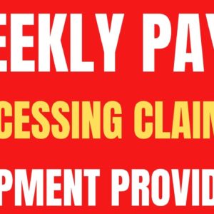 Weekly Pay | Processing Claims | Equipment Provided | Work From Home Job | Virtual Jobs