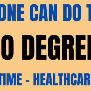 Anyone Can Do This | No Degree | Part Time Healthcare Work From Home Job | Online Jobs Hiring Now