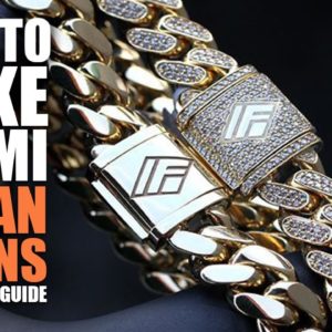 How To Make Miami Cuban Chains & Bracelets - Real Gold & Diamonds (Icebox, TV JOHNNY)