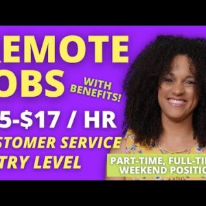 REMOTE JOBS NO EXPERIENCE NEEDED! Full-Time Part-Time Weekend Positions - Work From Home Jobs 2022