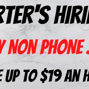 Carter's Hiring! | Easy Non Phone Job | Make Up to $19 An Hour |  Best Non Phone Work From Home Job