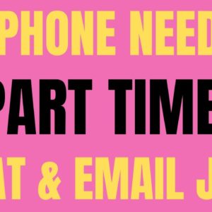 No Phone Needed | Part Time | Chat & Email Work From Home Job | Online Jobs Hiring Now 2022 | Remote