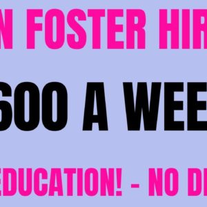 Penn Foster Hiring | $600 A Week | Free Education- No Degree | Work From Home Job | Online Jobs 2022