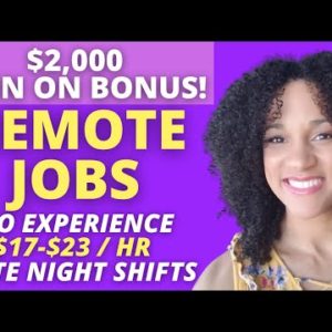 $17-23/hr NO EXPERIENCE Work From Home Job (DAY OR EVENINGS)! - Remote Jobs