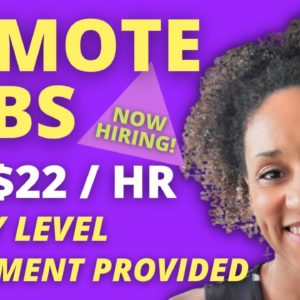 $18-$22/hr ONLINE JOBS At Home! NO EXPERIENCE NEEDED Remote Jobs