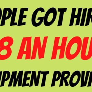 People Got Hired | $18 An Hour + Equipment Provided | Best Work From Home Job | Online Jobs 2022