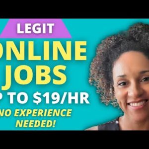 $14-19/hr REMOTE JOB From Home NO Experience & NO Degree!  WORK FROM HOME JOBS