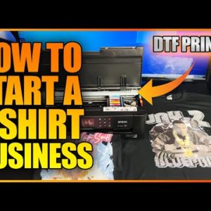 How To Start A T-Shirt Business With A DTF Printer (How To Make YOUR OWN DTF Printer)