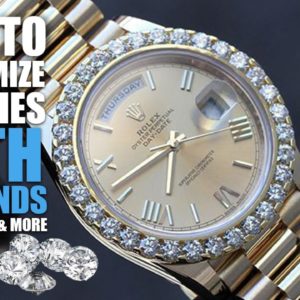 How To Customize Watches With Diamonds (Bezels, Dials, Icing Out, & More) Rolex, Audemars Piguet