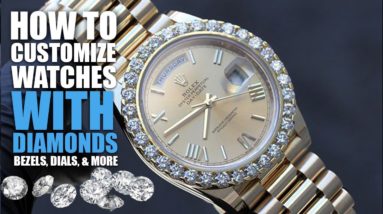 How To Customize Watches With Diamonds (Bezels, Dials, Icing Out, & More) Rolex, Audemars Piguet