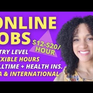 ENTRY LEVEL Online Jobs For Beginners HIRING NOW! - Remote Jobs From Home