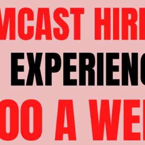 Comcast Hiring | No Experience | $600 A Week | Work From Home Job Hiring Now 2022 | Remote Jobs 2022