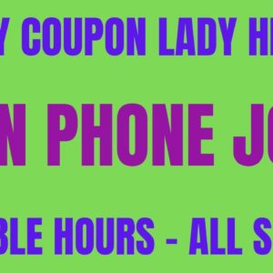 Krazy Coupon Lady Hiring | Non Phone Job | Flexible Hours | All Shifts |Non Phone Work From Home Job