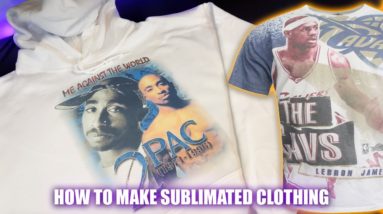 How To Make Sublimation Clothing (Hoodies & All Over Print Shirts)