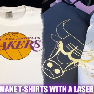 How To Make T-Shirts With A Laser Printer (Gold Foil Shirts)