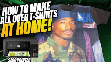 How To Start An All Over Sublimation T-Shirt Business With $500