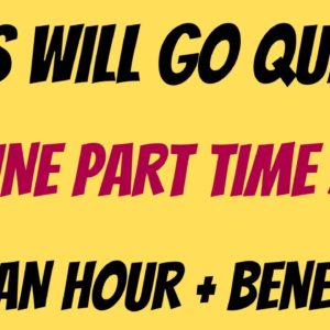 This Will Go Quick! Online Part Time Job | $16 An Hour + Benefits | Best Work From Home Job | Remote