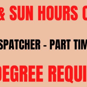 Sat & Sun Hours Only | Lab Dispatcher - Part Time Job | No Degree Required | Work From Home Job