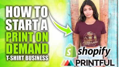 How To Start A T-Shirt Business With $0 (Print On Demand With Shopify And Prihtful)