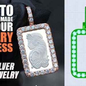 How To Get Jewelry Designs Made For Your Jewelry Business (Pamp Suisse Gold Bars, Silver, Rhino 3D)