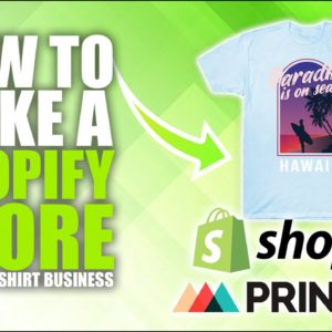 How To Make A Shopify Store For Your T-Shirt Business In 10 Minutes (Printful Print On Demand)