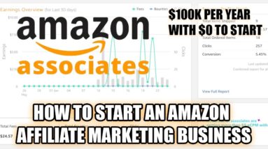 How To Start An Amazon Affiliate Marketing Business ($100K+ Passive Income With $0)