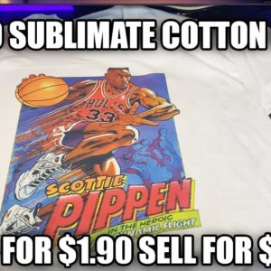 How To Make Sublimation Shirts On 100% Cotton (The Best Way To Make T-Shirts)