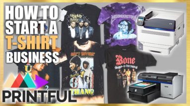 How To Start A T-Shirt Business (DTG vs Screen Printing, Print On Demand, Plastisol, Laser Printer)