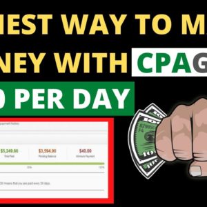 Easiest Way To Make with CPA Marketing $300/Day (CPA Marketing For Beginners) Free Traffic Method