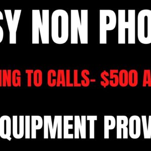 Non Phone Work From Home Job | Listening To Calls | Equipment Provided $500 A Week | Remote Jobs