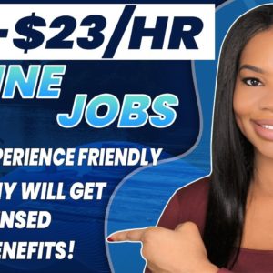 🤑 *ACT FAST!!* $19-$23/hr Insurance Claims Work-From-Home Jobs! Company Will Get You Licensed!