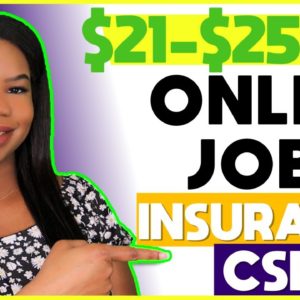 🤑 *HIGH-PAY!!* $21-$25/hr Insurance Customer Service Work-From-Home Jobs! Paid Training + Benefits!