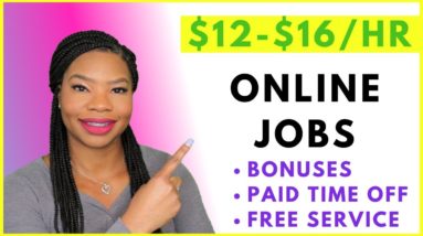 Work-From-Home Job. Paid Training & Bonuses! FREE TV Service | Online, Remote Work-At-Home Jobs 2019