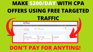 5 FREE Sources for *FAST* DAILY TRAFFIC to Your CPA Affiliate Offers!