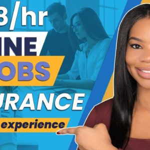 🏃🏾‍♀️ *APPLY ASAP!!* $18/hr Insurance Work-From-Home Jobs! Little Experience OK + Great Benefits!