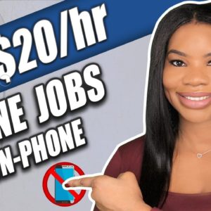 🏃🏾‍♀️ *APPLY ASAP!!* $18-$20/hr NON-PHONE Data Entry Online Work-From-Home Jobs!