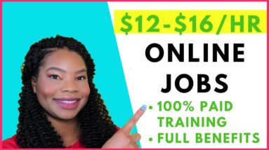 🚨*IMMEDIATE HIRES!*🚨 Earn $12-$16 per hour! | Online, Remote Work-At-Home Jobs September 2019