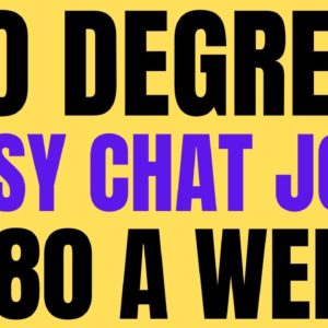 No Degree | Online Chat Job | $580 A Week | Best Non Phone Work From Home Job | Remote Jobs 2022