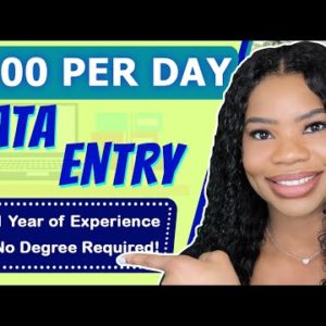 📵 *NO PHONE!!* $100 PER DAY DATA ENTRY WORK FROM HOME JOB! LITTLE EXPERIENCE & NO DEGREE REQUIRED!