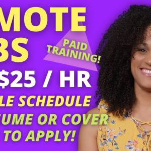 MAKE YOUR OWN SCHEDULE! NO RESUME NO EXPERIENCE NO DEGREE! Work From Home Remote Jobs 2022