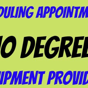 No Degree  | Scheduling Doctor Appointments | Equipment Provided | Best Work From Home Job