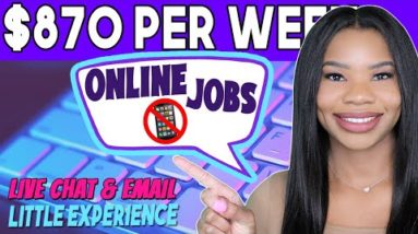 📵 *URGENT!* $870 PER WEEK ONLINE CHAT JOBS! NO PHONE JOBS! CHAT & EMAIL ONLY! WORK FROM HOME JOBS