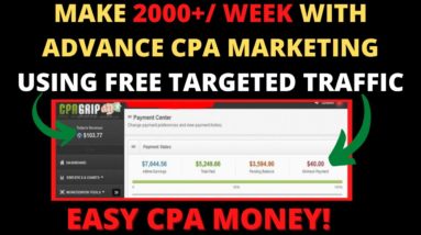 This CPA Marketing For Beginners Strategy Can Make YOU $2,000+ Weekly Posting FREE Ads!