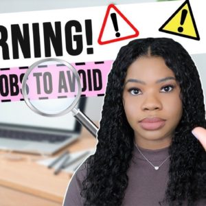 🚫 AVOID THESE 3 ONLINE JOBS!! | WORK FROM HOME JOBS 2022