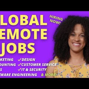 🌎WORLDWIDE REMOTE JOBS - NO DEGREE NEEDED JOBS | Work From Home 2022