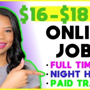 💸 High-Pay Work-From-Home Job! (Night hours + Entry Level) | APPLY ASAP!!!